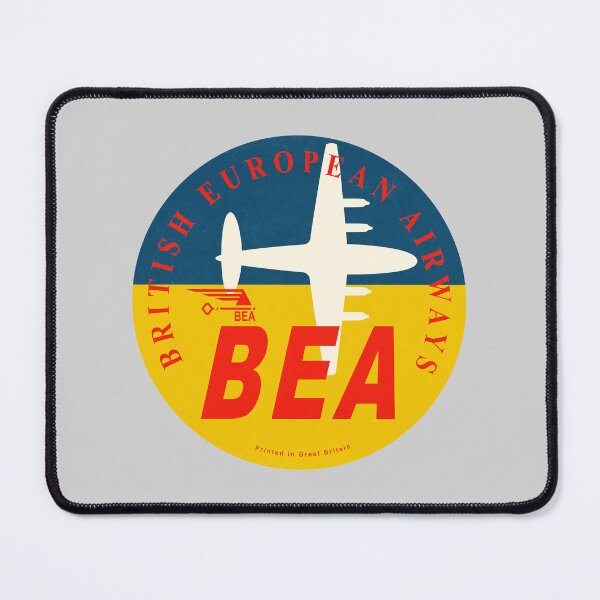 Item preview, British European Airways Luggage Label designed and sold by RedFirecracker.