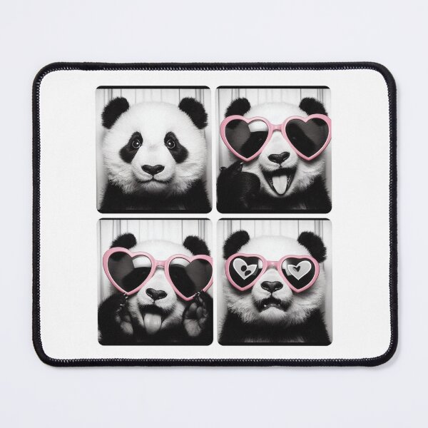 Item preview, Panda Wearing Love Sunglasses designed and sold by HIISESSOL.
