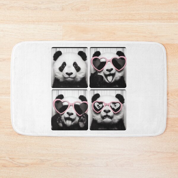 Item preview, Panda Wearing Love Sunglasses designed and sold by HIISESSOL.