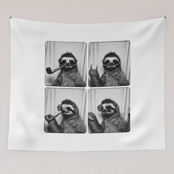 Item preview, Sloth Funny Photobooth designed and sold by HIISESSOL.