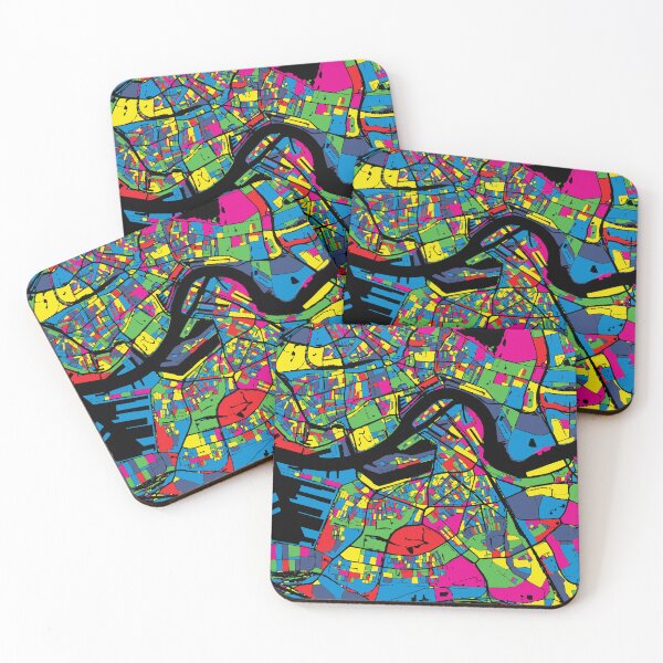 Item preview, Rotterdam City Map Pop Art designed and sold by Stadify.