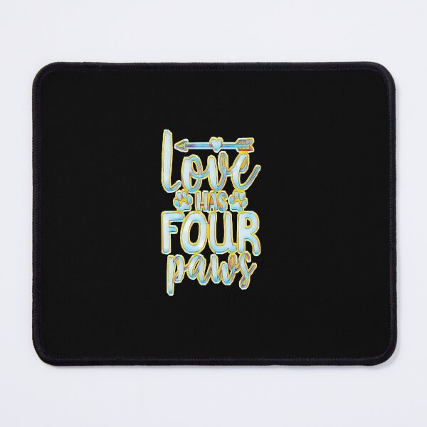 Item preview, Love Has Four Paws – Blue Pet Lover designed and sold by creativerooney.