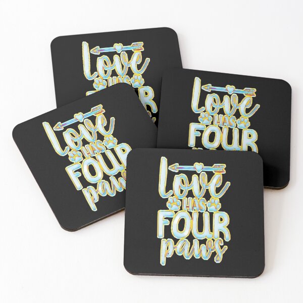 Item preview, Love Has Four Paws – Blue Pet Lover designed and sold by creativerooney.