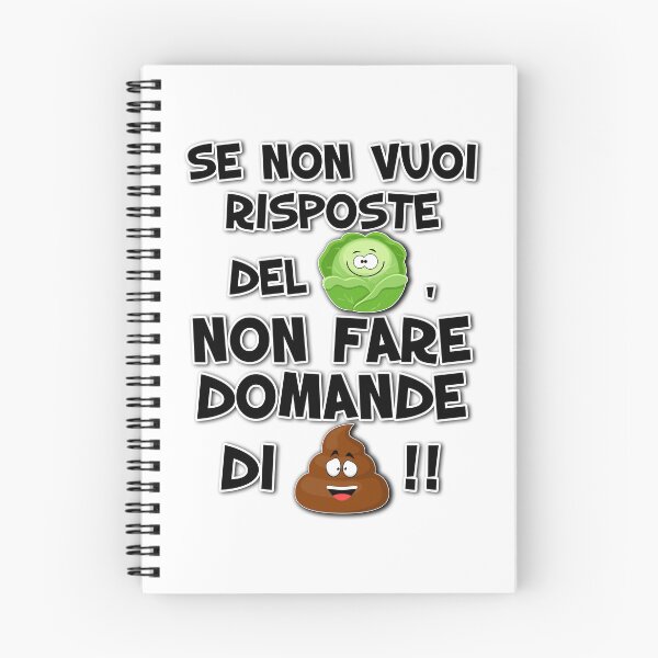Item preview, Se non vuoi risposte del cavolo non fare domande di merda v2 Funny designed and sold by superpixus.