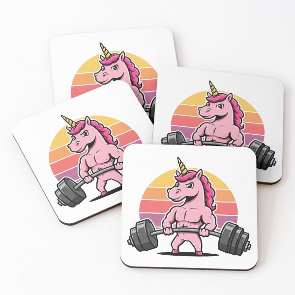 Item preview, Unicorn Weightlifting designed and sold by Tw1nsAIArt.