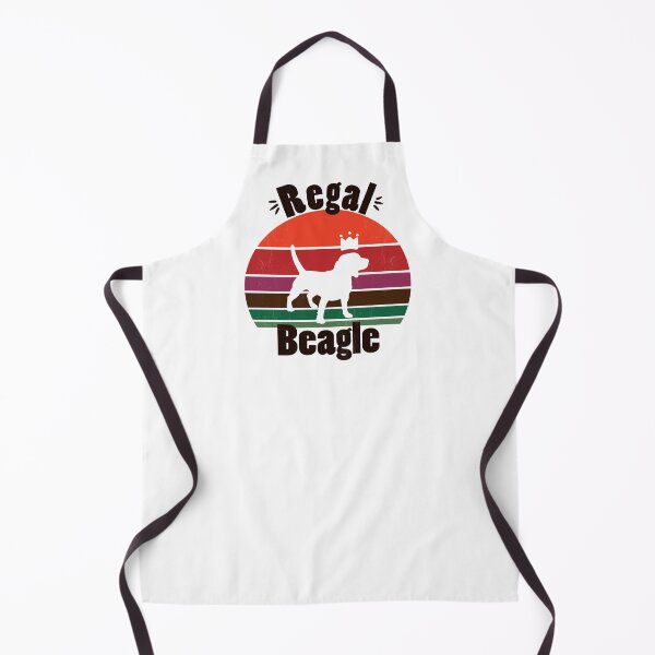 Item preview, Regal Beagle with retro sunset designed and sold by Line2Rhyme.