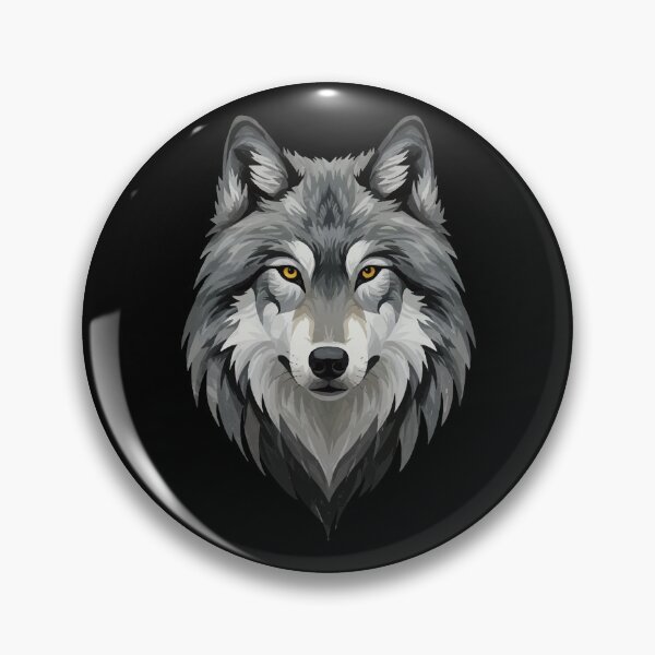 Item preview, wolf face graphic designed and sold by wi geon.