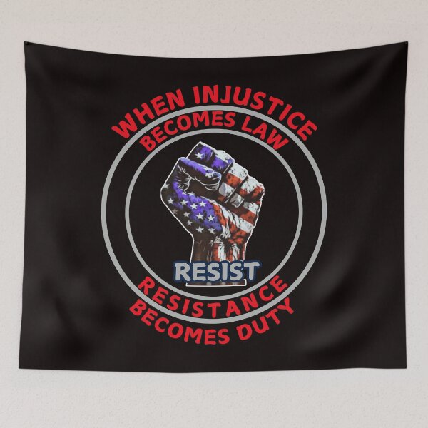 Item preview, Resist, Human Rights, People Over Profit, USA, Fight Fascism, Democracy designed and sold by desireedickens.