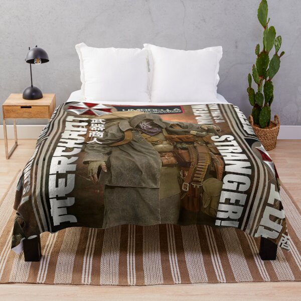 Item preview, Resident Evil The Merchant Classic Retro Gaming Art designed and sold by Back2Collage.