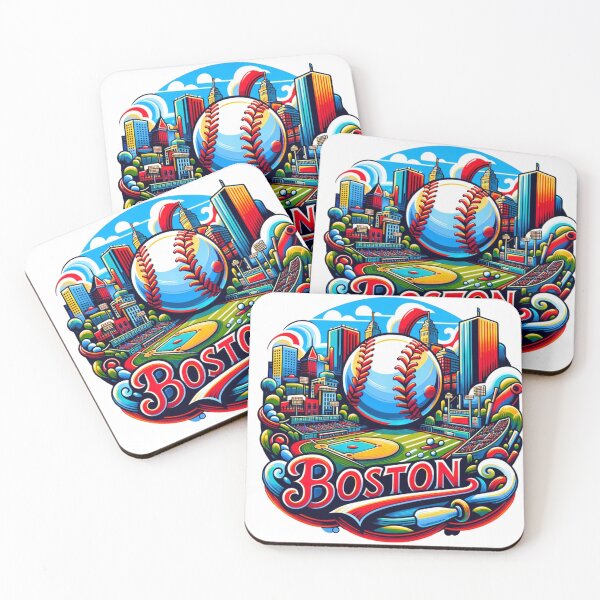 Item preview, Boston Baseball Cityscape Badge designed and sold by Ryszard2207.
