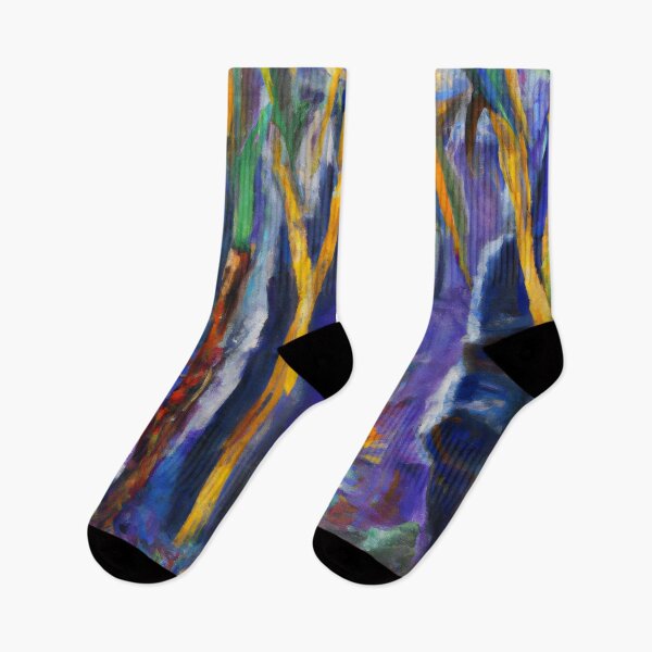 Item preview, Impressionist garden with palm trees at night designed and sold by Edith Leyster.
