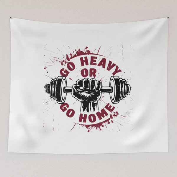 Item preview, Go Heavy or Go Home designed and sold by BugiDesignArt.