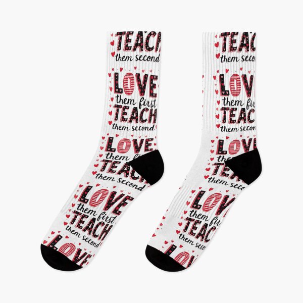 Item preview, Love Them First, Teach Them Second - Inspirational Teacher designed and sold by Blok45.