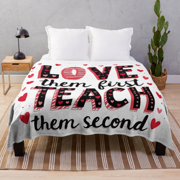 Item preview, Love Them First, Teach Them Second - Inspirational Teacher designed and sold by Blok45.