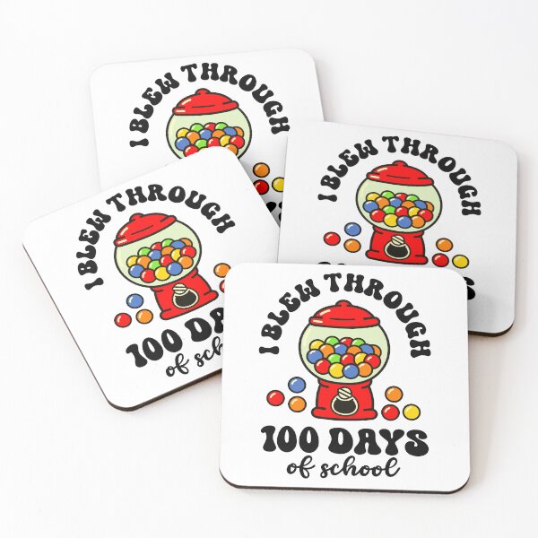 Item preview, I Blew Through 100 Days of School Funny Bubble Gum Gumball Machine kindergarten Student Humor  designed and sold by MotivaChic.