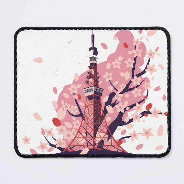 Item preview, Exploring Japan - Tokyo Tower and Sakura designed and sold by wanderenergi.