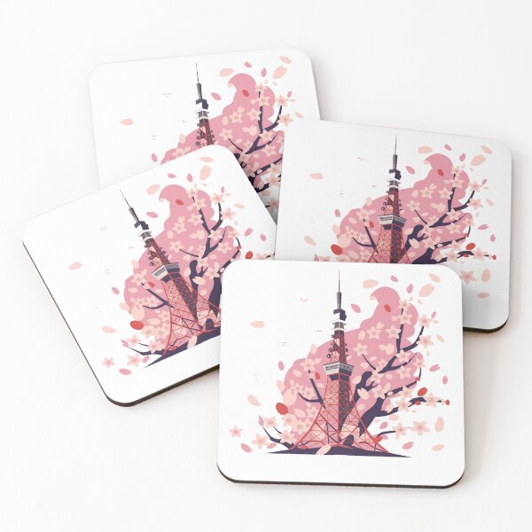 Item preview, Exploring Japan - Tokyo Tower and Sakura designed and sold by wanderenergi.