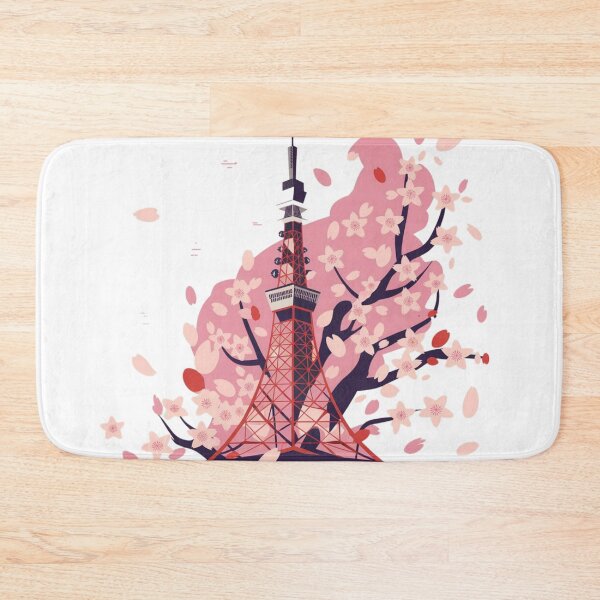 Item preview, Exploring Japan - Tokyo Tower and Sakura designed and sold by wanderenergi.