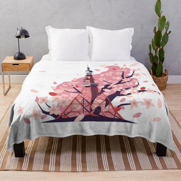 Item preview, Exploring Japan - Tokyo Tower and Sakura designed and sold by wanderenergi.