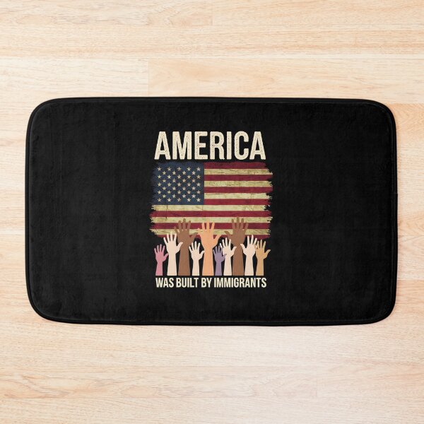 Item preview, America Was Built by Immigrants designed and sold by HeadTurningArt.