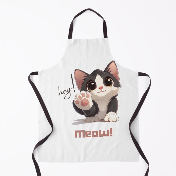 Item preview, cute cat design| meow | hey | cat lovers| cute pet | pet lover designed and sold by Kaivinaikadhaigal.