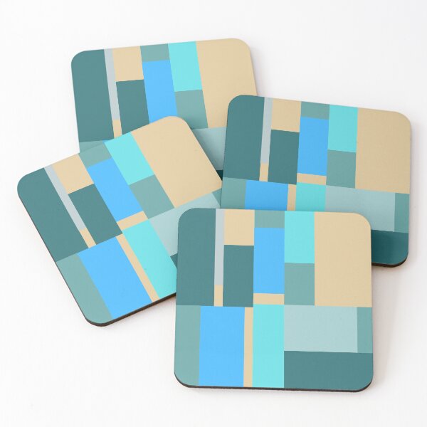 Item preview, Crystal colored rectangular pattern design designed and sold by AkithSelling.
