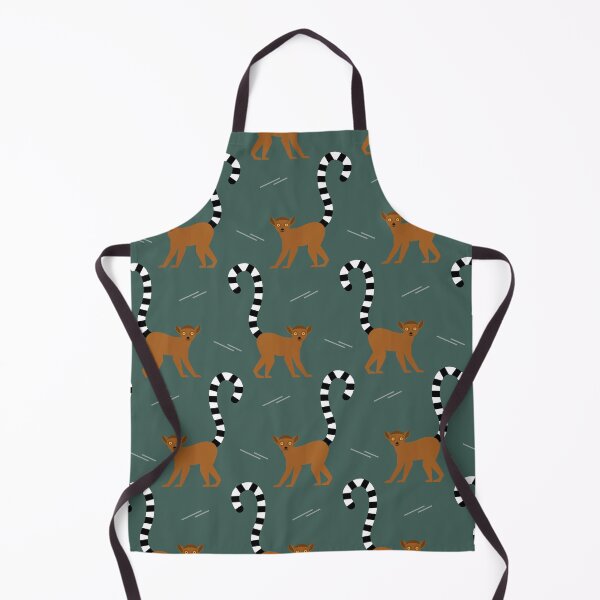 Item preview, Ringtailed lemurs on green designed and sold by reneesillus.