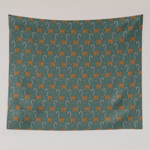 Item preview, Ringtailed lemurs on green designed and sold by reneesillus.