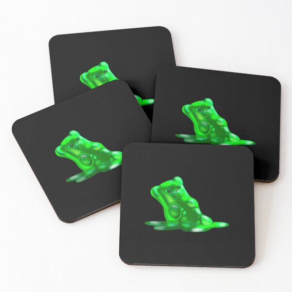 Item preview, Melted Gummy Bear (Green) designed and sold by t0une.