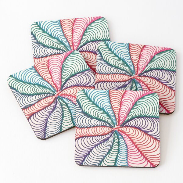 Item preview, Colorful Simple Zentangle Design  designed and sold by ChalarieArt.