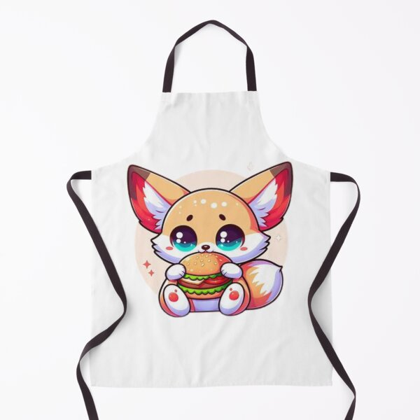 Item preview, fennec fox eating burger designed and sold by Eternalski.