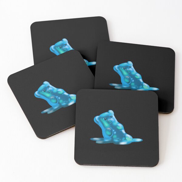 Item preview, Melted Gummy Bear (Blue) designed and sold by t0une.