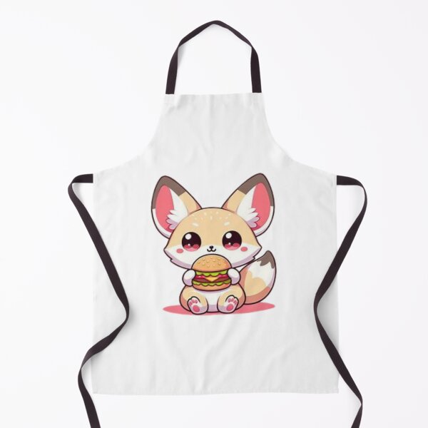 Item preview, fennec fox eating burger designed and sold by Eternalski.