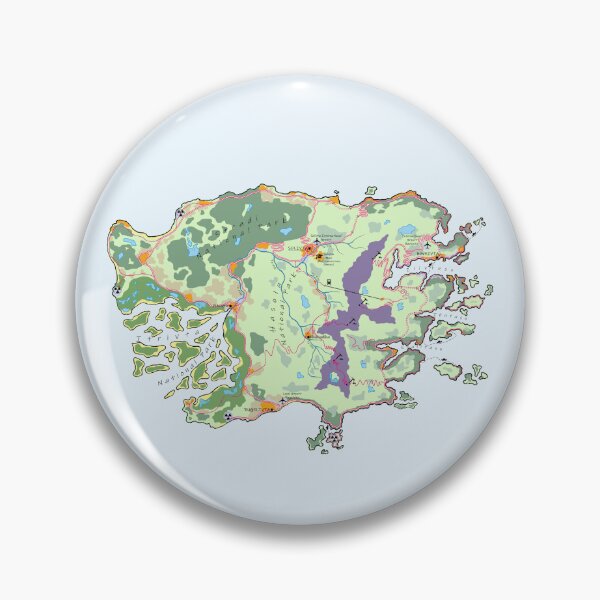 Item preview, Landscape Map of the Greater Isle of Moes designed and sold by The Greater Isle of Moes.