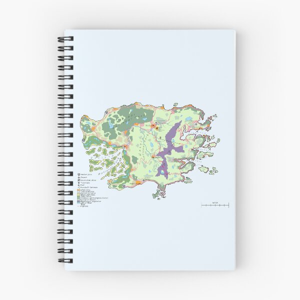 Item preview, Landscape Map of the Greater Isle of Moes designed and sold by The Greater Isle of Moes.