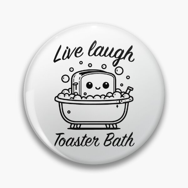Item preview, Live Laugh Toaster Bath designed and sold by nunomoses.