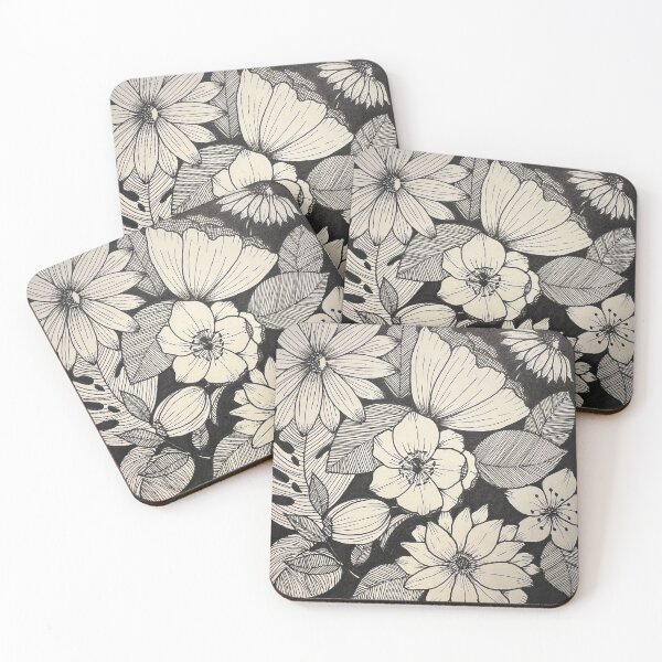 Item preview, Abstract flowers designed and sold by lucilagu.
