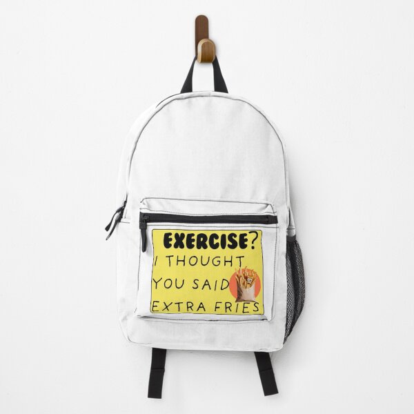 Item preview, Extra Fries, Not Exercise designed and sold by Snicker-Designs.