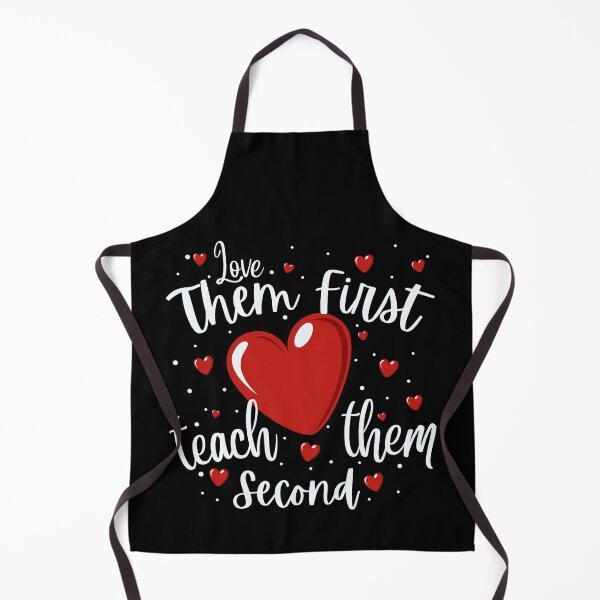 Item preview, Love Them First Teach Them Second Inspiring Teacher Quote designed and sold by MotivaChic.
