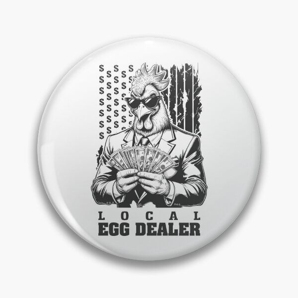 Item preview, Egg Prices Local Egg Dealer Funny Rich Chicken USA Flag designed and sold by GrandeDuc.