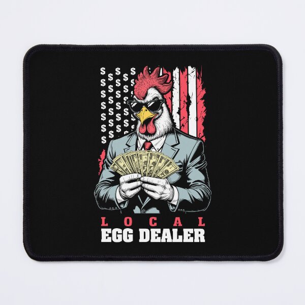 Item preview, Egg Prices Local Egg Dealer Funny Rich Chicken USA Flag designed and sold by GrandeDuc.