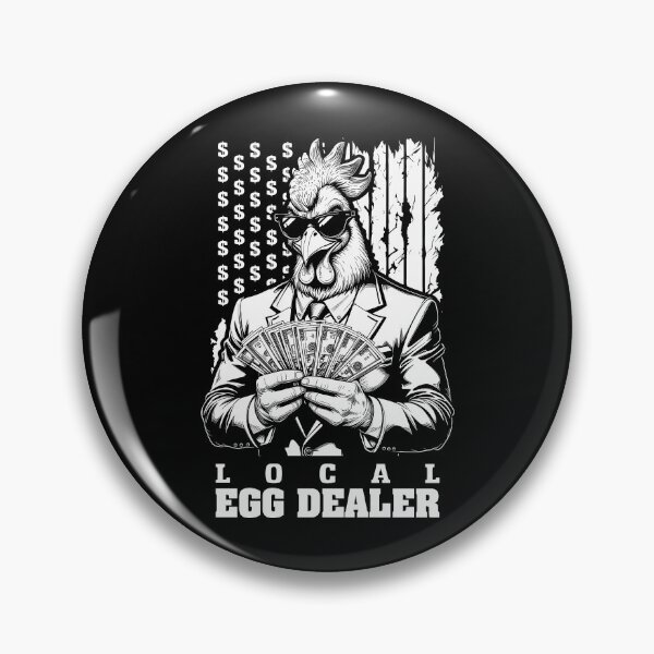 Item preview, Egg Prices Local Egg Dealer Funny Rich Chicken USA Flag designed and sold by GrandeDuc.