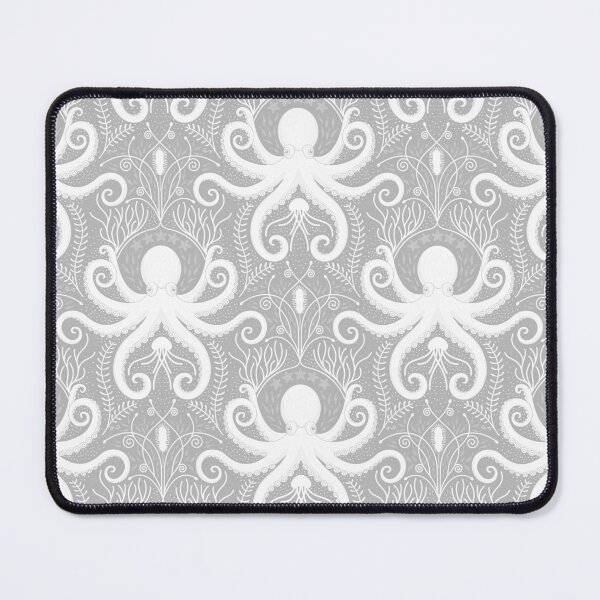 Item preview, Nautical Baroque - Grey [Octopus] designed and sold by Carina Parry Studios.
