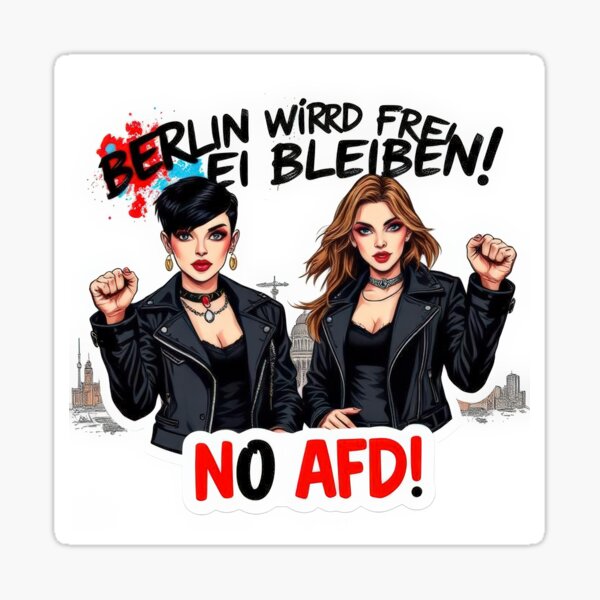 Artikel-Vorschau von Kopie von BERLIN wird kämpfen und frei bleiben Keine AFD, designt und verkauft von IRON-iNK.