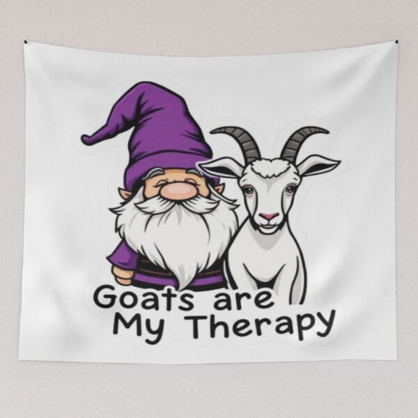Item preview, Goats Are Therapy designed and sold by SpazticGoat.