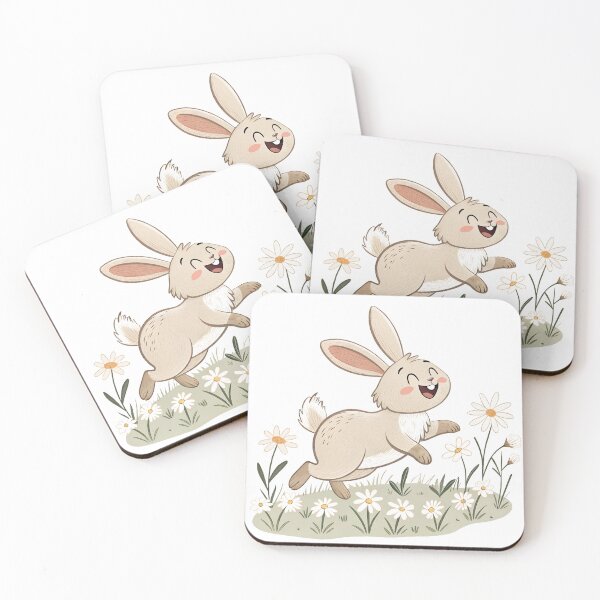 Item preview, a smiling rabbit  designed and sold by DiNata.