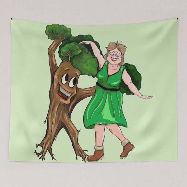 Item preview, Forest Dance Teacher - Light Background designed and sold by Themys24.