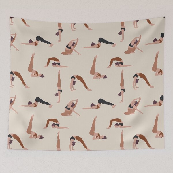 Item preview, Fitness pilates yoga. Mom on training yoga poses at home workout designed and sold by Milatoo.