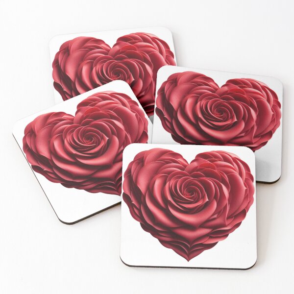 Item preview, Heart-shaped Rose Petals, White / No Background, Big designed and sold by Gaborai.