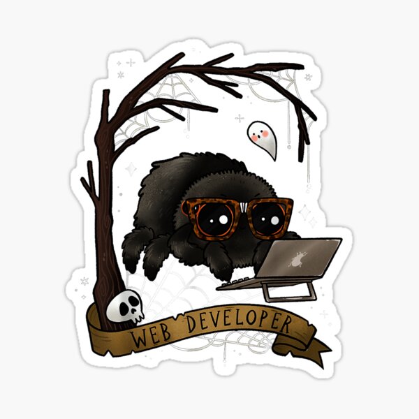 Item preview, Funny jumping spider of love designed and sold by AddlPoolart.
